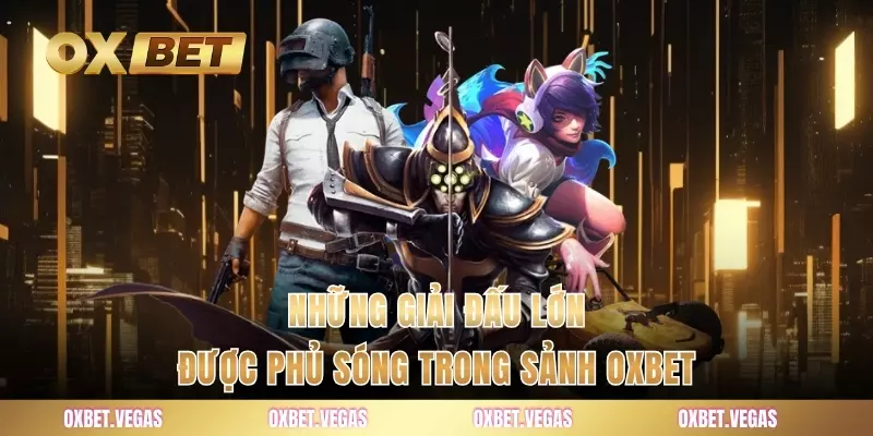 Esport - Kinh Nghiệm Cược Esports Thắng Đều Từ Chuyên Gia 2 Những giải đấu lớn được phủ sóng trong sảnh OXBET