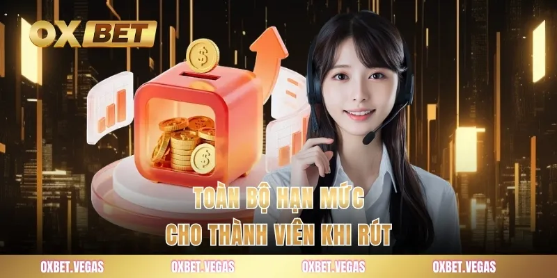 Rút Tiền 2 Toàn bộ hạn mức cho thành viên khi rút
